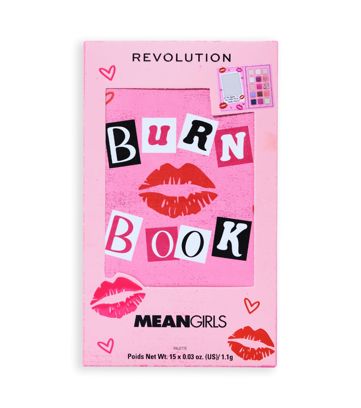 Makeup Revolution - *Mean Girls* - Paleta de sombras Burn Book