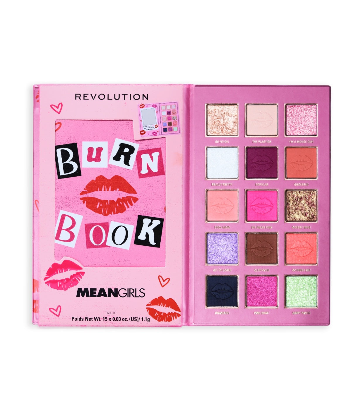 Makeup Revolution - *Mean Girls* - Paleta de sombras Burn Book