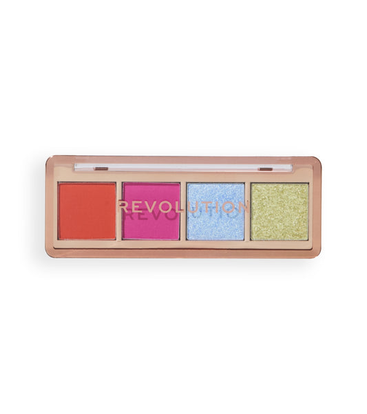 Makeup Revolution - Mini Paleta de Sombras - The Vibrant Icon Edit Brights