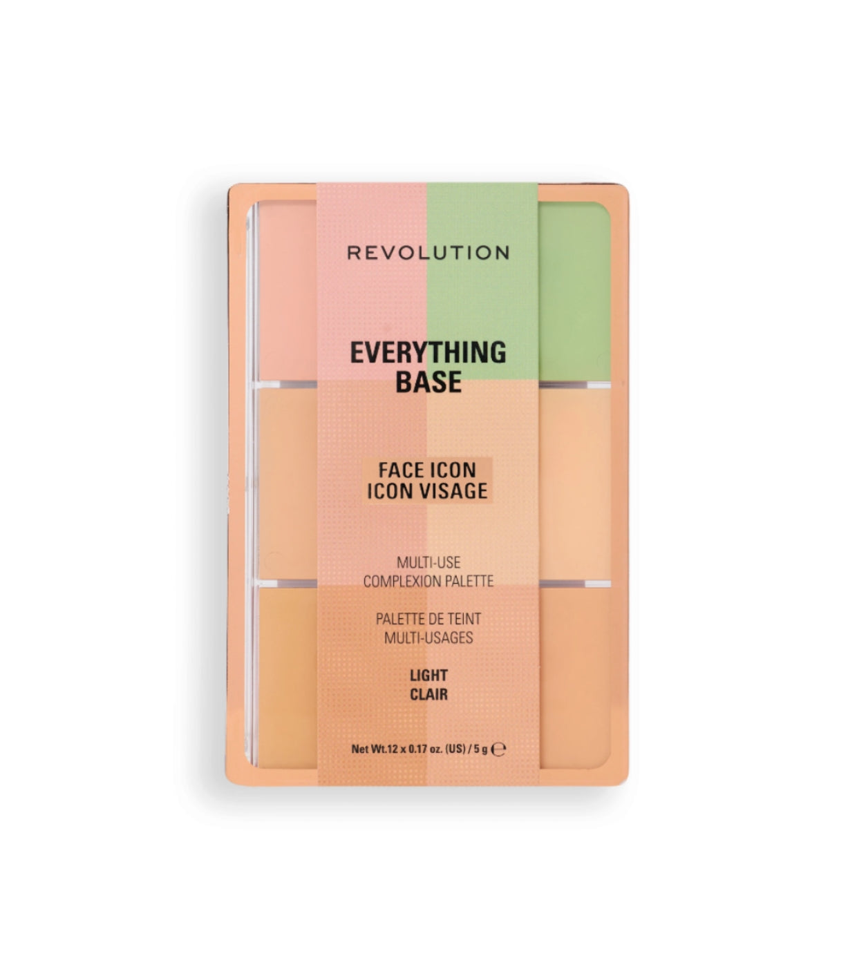 Makeup Revolution - Paleta de Rosto Everything Base Face Icon Complexion - Light