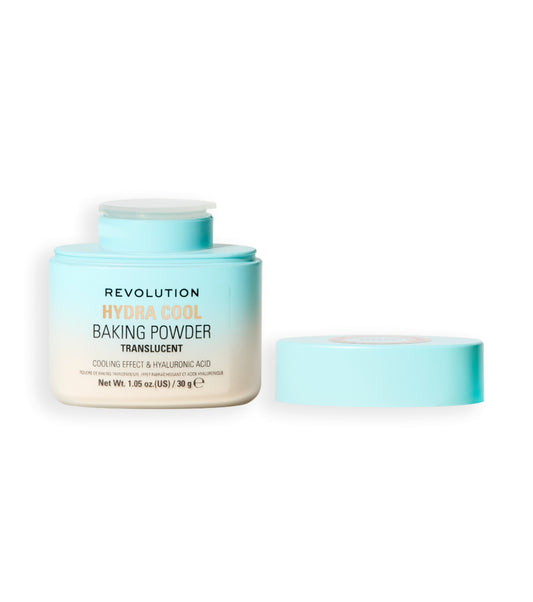 Makeup Revolution - Pó solto para assar Hydra Cool - Translucent