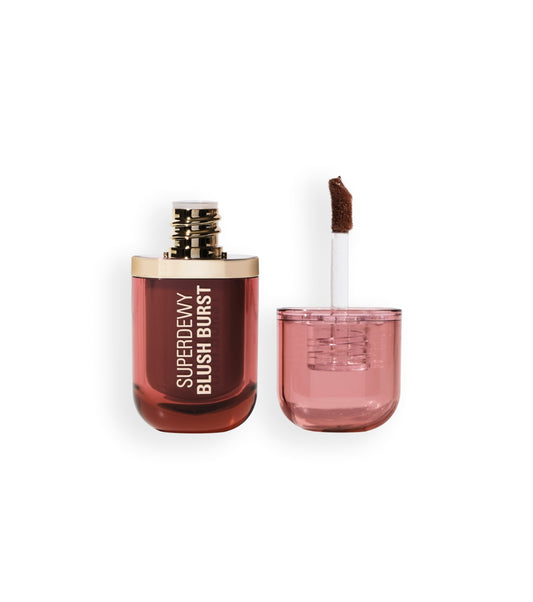 Makeup Revolution - *Super Dewy*  - Blush líquido  Blush burst - Caramel Cooler Bronze