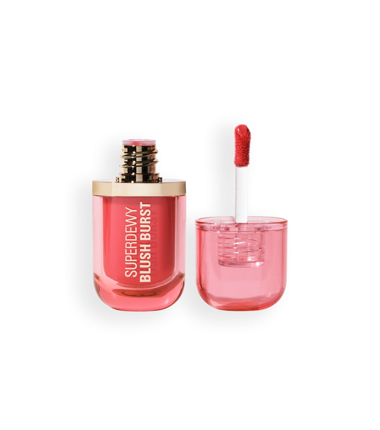 Makeup Revolution - *Super Dewy*  - Blush líquido  Blush burst - Watermelon Pop Coral