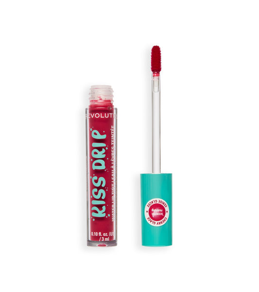 Makeup Revolution - Lip Tint Kiss Drip Water - Cherry Glace
