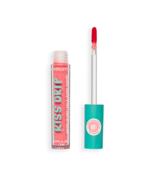 Makeup Revolution - Lip Tint Kiss Drip Water - Peach Fizz