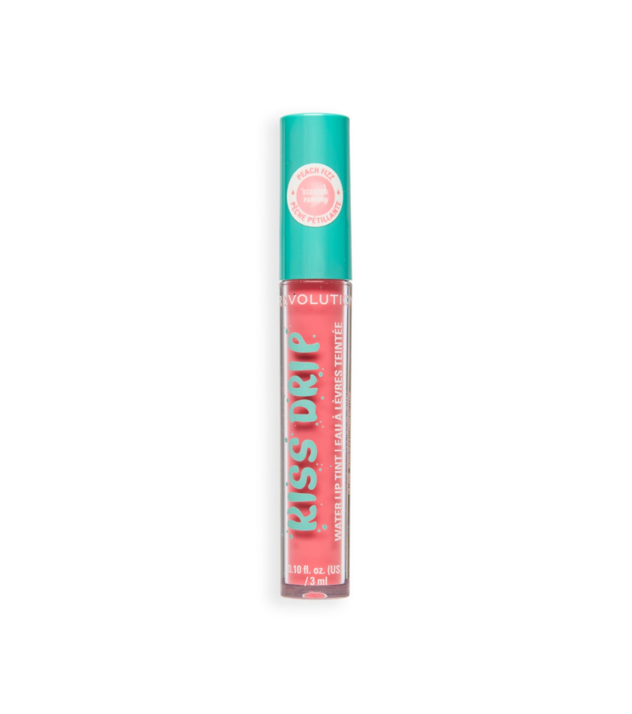Makeup Revolution - Lip Tint Kiss Drip Water - Peach Fizz