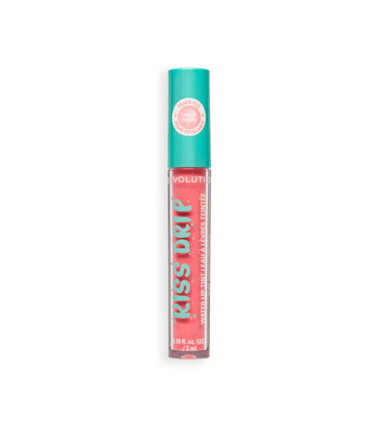 Makeup Revolution - Lip Tint Kiss Drip Water - Peach Fizz