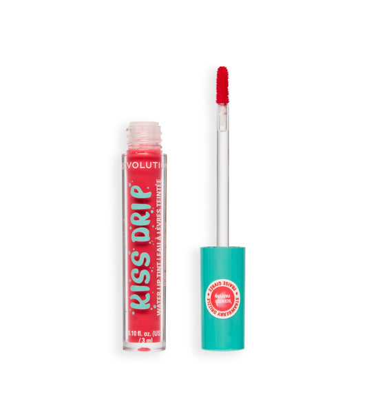 Makeup Revolution - Lip Tint Kiss Drip Water - Strawberry Drizzle