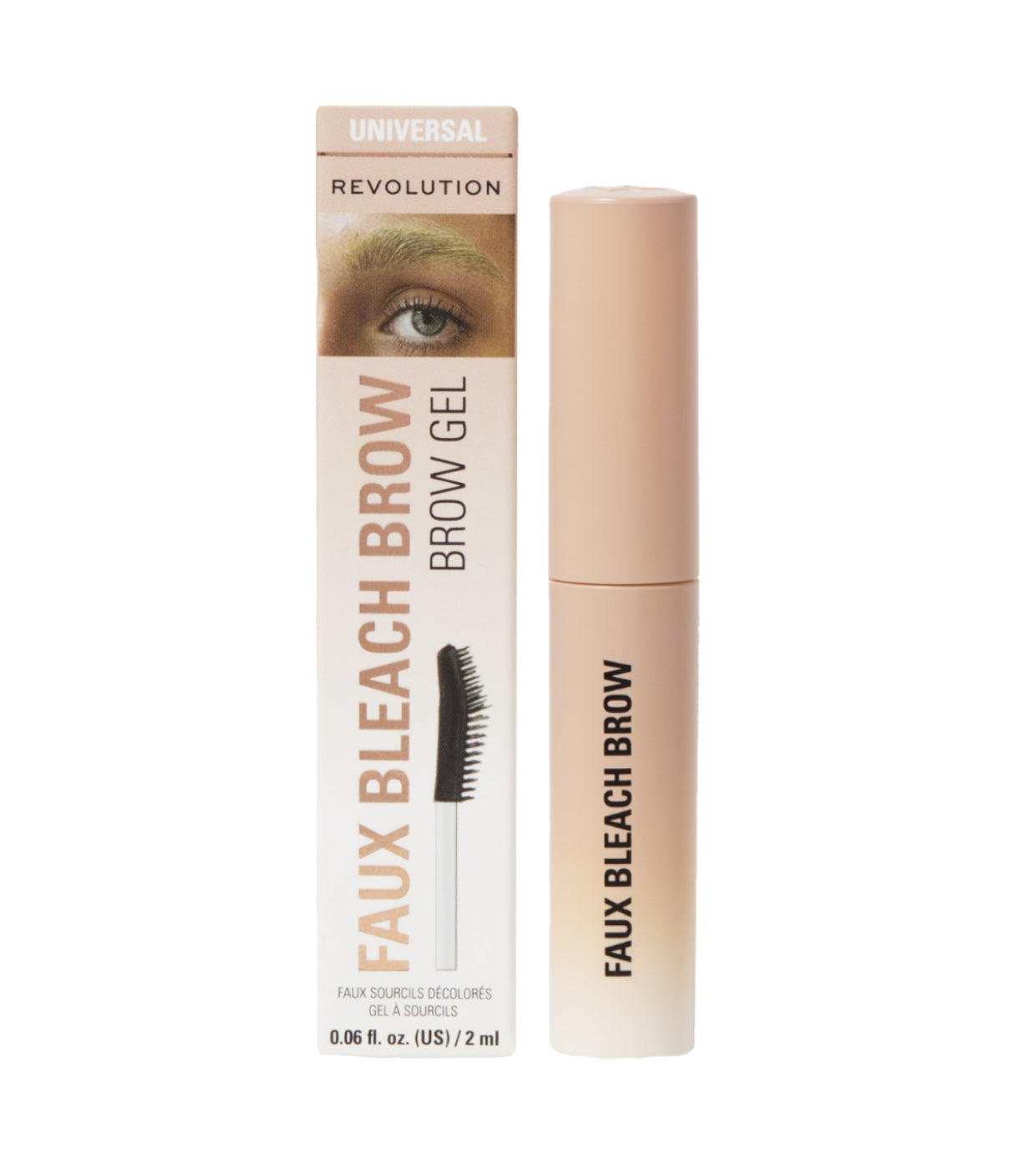 Revolution - Gel para sobrancelhas colorido Faux Bleach Brow