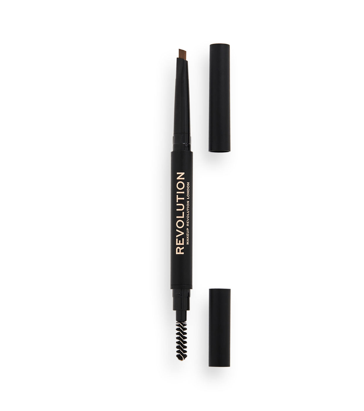 Makeup Revolution - Duo Brow Definer Pencil - Light Brown