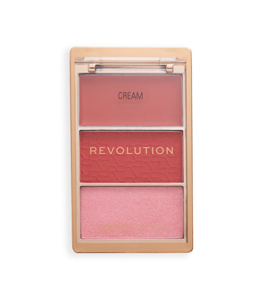 Revolution - Paleta de Blush Icon Blush - Rebellious Red