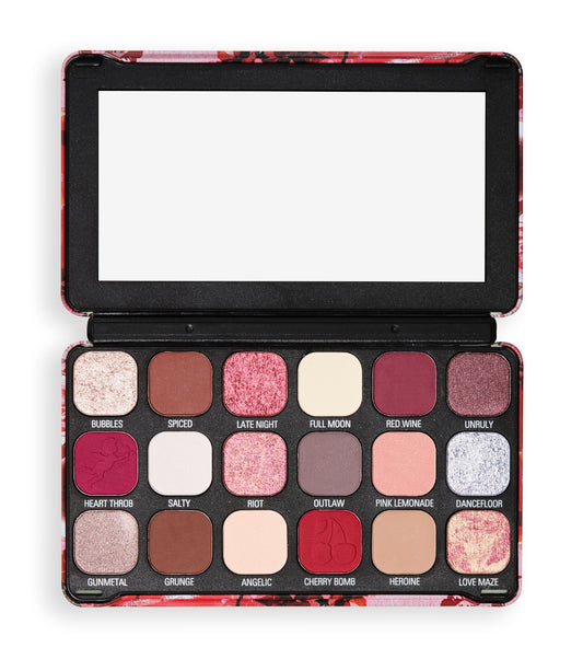 Revolution - Forever Flawless Paleta de sombras - Cherry Rebel Red