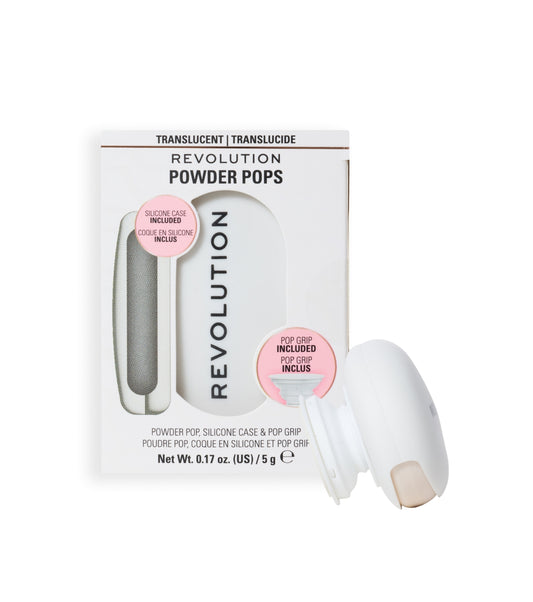 Makeup Revolution - Pó compacto adesivo para celular Powder Pops - Translucent