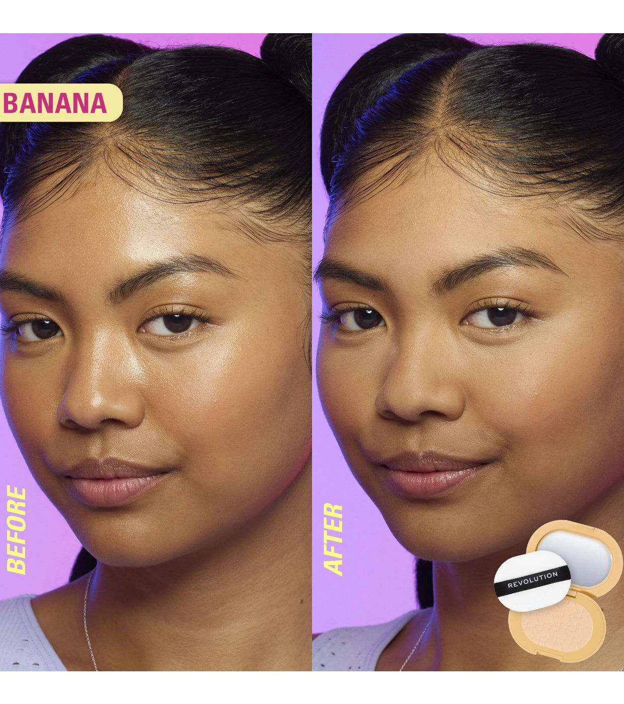 Makeup Revolution - Pó Compacto Powder Pops Instant Blur - Banana