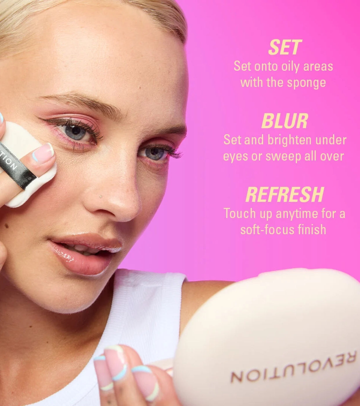 Makeup Revolution - Pó Compacto Powder Pops Instant Blur - Banana Deep