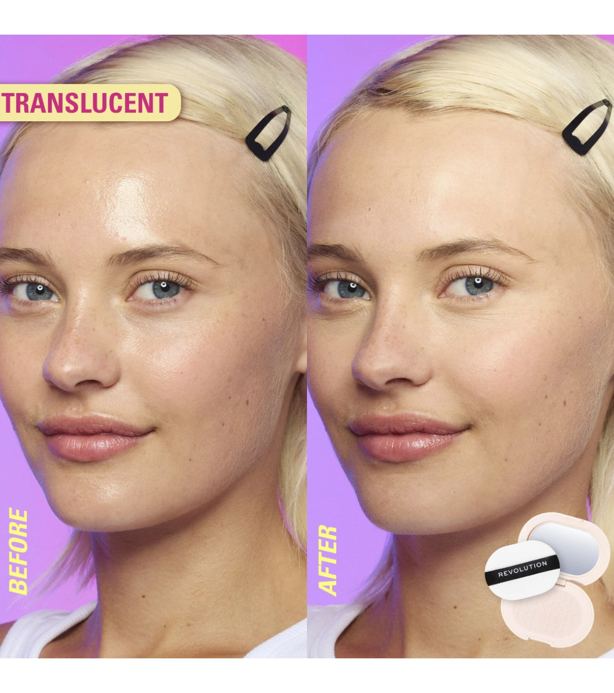 Makeup Revolution - Pó Compacto Powder Pops Instant Blur - Translucent