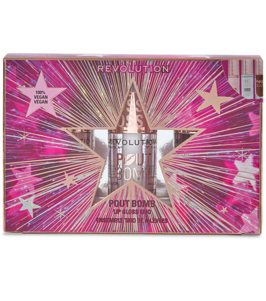 Revolution - Trio de Brilho Labial Volumoso Pout Bomb