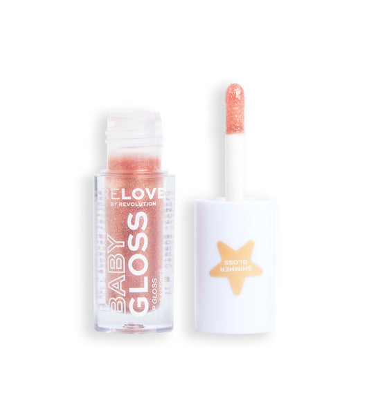 Revolution Relove - Brilho Labial Baby Gloss Shimmer - Pink Tulle
