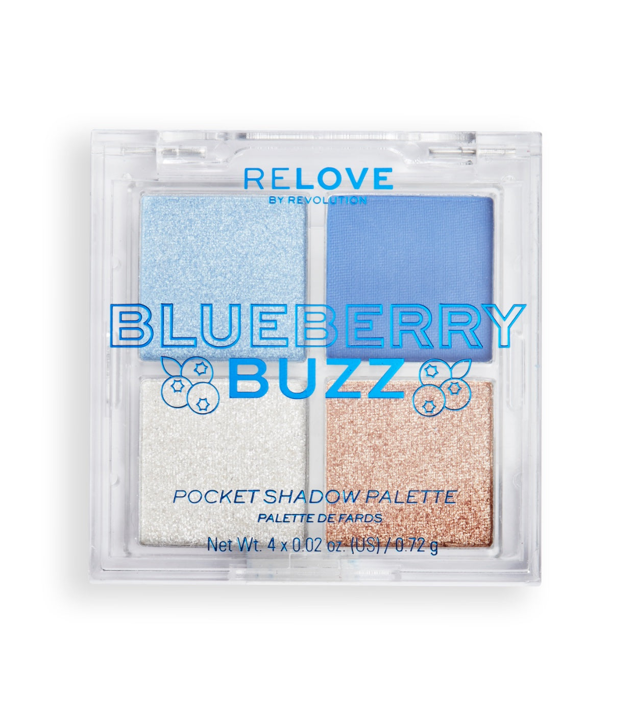Revolution Relove - Paleta de sombras de bolso - Blueberry Buzz