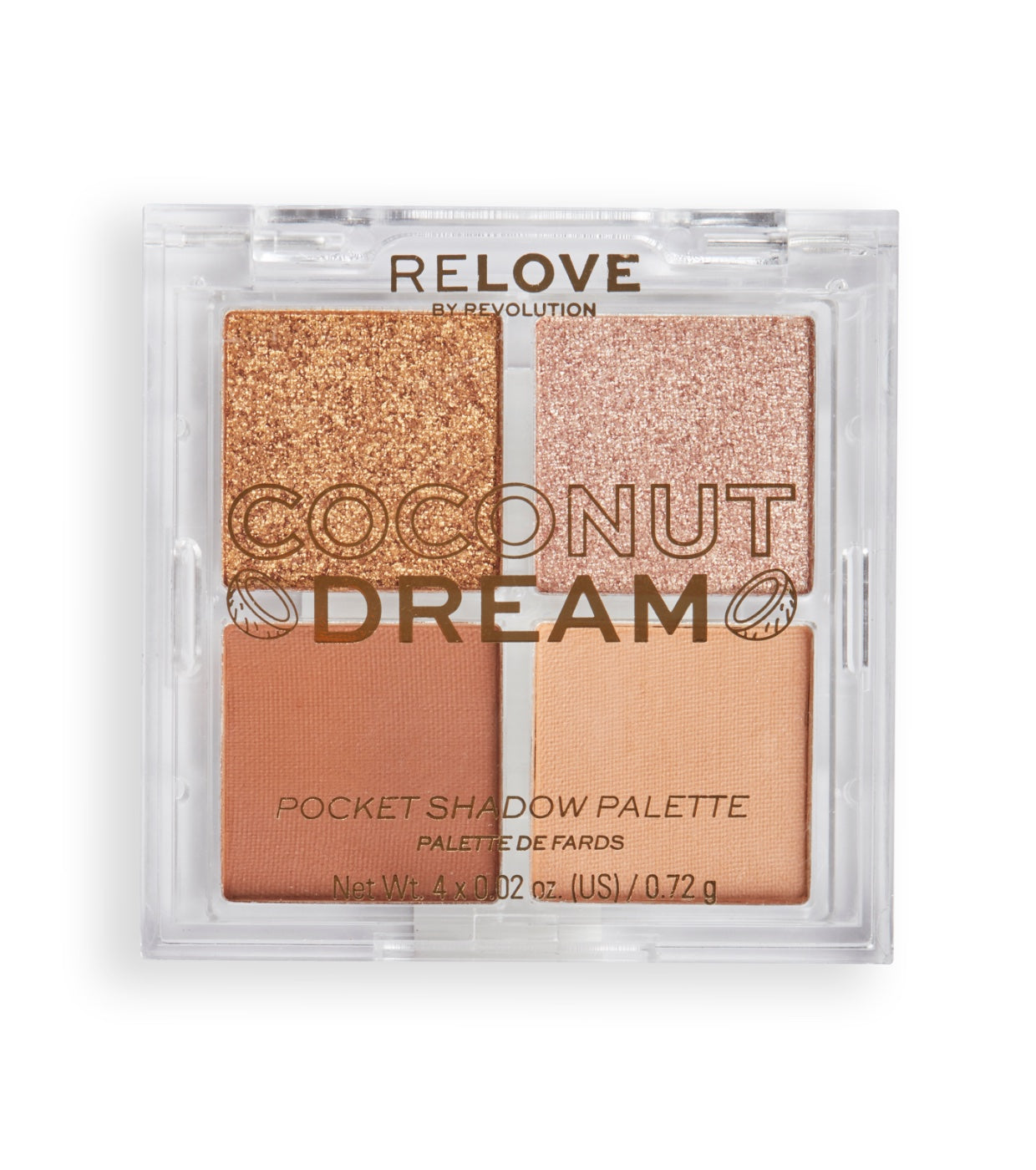 Revolution Relove - Paleta de sombras de bolso - Coconut Dream