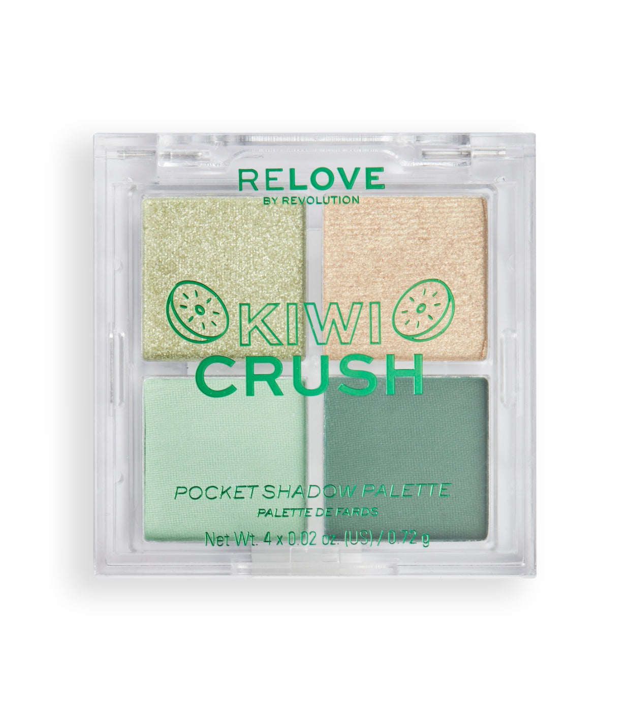 Revolution Relove - Paleta de sombras de bolso - Kiwi Crush