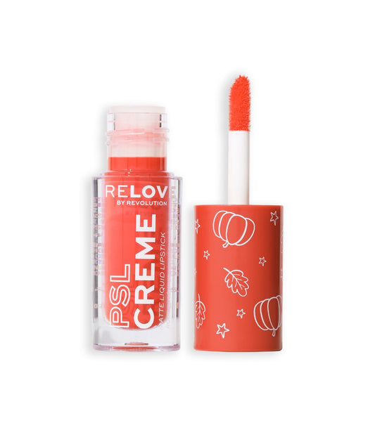 Revolution Relove - *Pumpkin Spice* - Batom líquido fosco PSL Creme - Pumpkin Spice