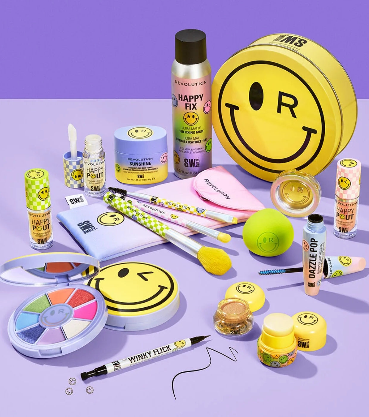 Makeup Revolution - *S.W.Smiley* - Spray Fixador de Maquiagem Superfix Happy Fix