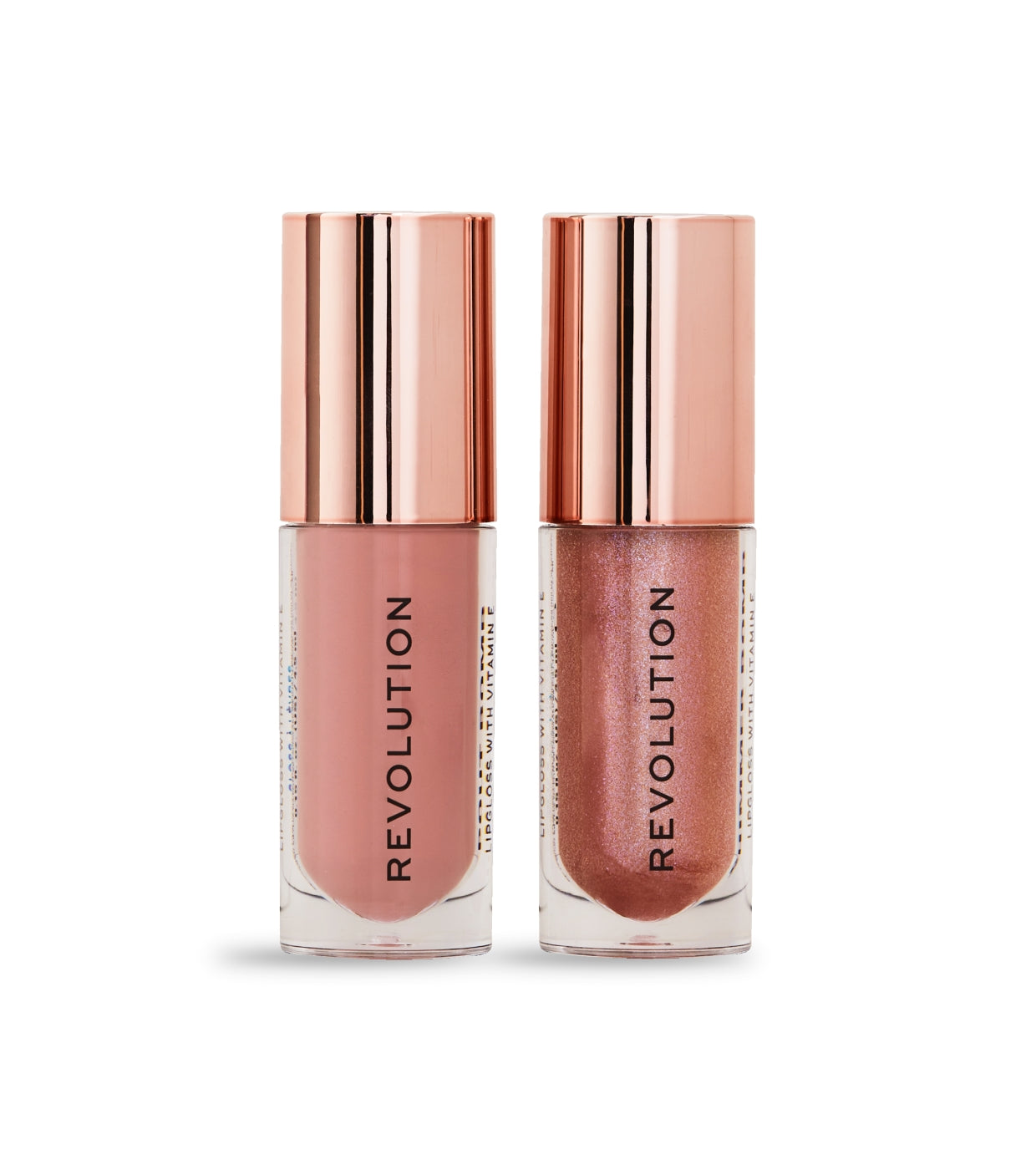 Revolution - All About the Pout Conjunto de brilho labial - Shimmer Bomb Glimmer Nude   Pout Bomb Plumping Gloss