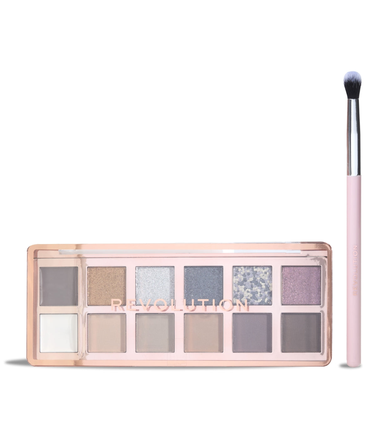 Revolution - Definir The Smokey Icon - Smokey Icon Paleta de sombras   pincel para olhos