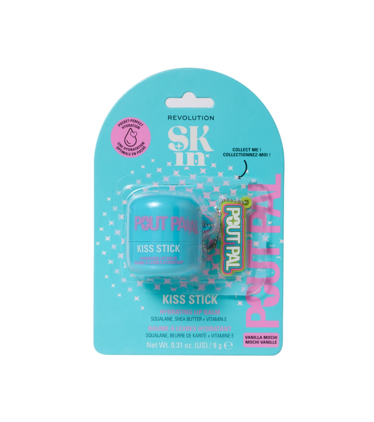 Revolution Skin - Bálsamo Labial Pout Pal Kiss Stick - Vanilla