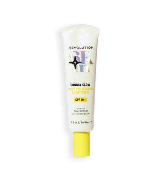 Revolution Skin - Protetor solar Sunray Glow Daily Blur SPF50