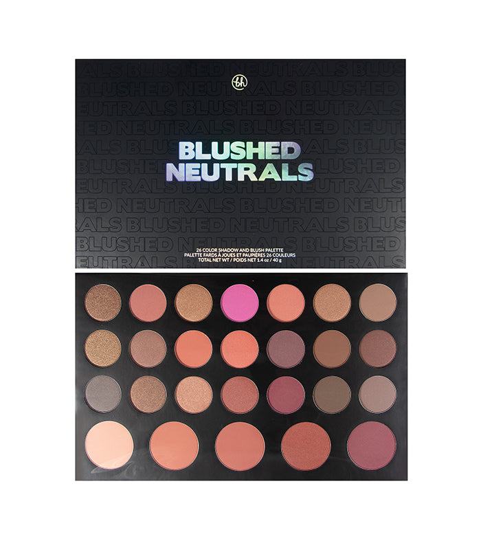 BH Cosmetics - Paleta de Blush e Sombras - Blushed Neutrals