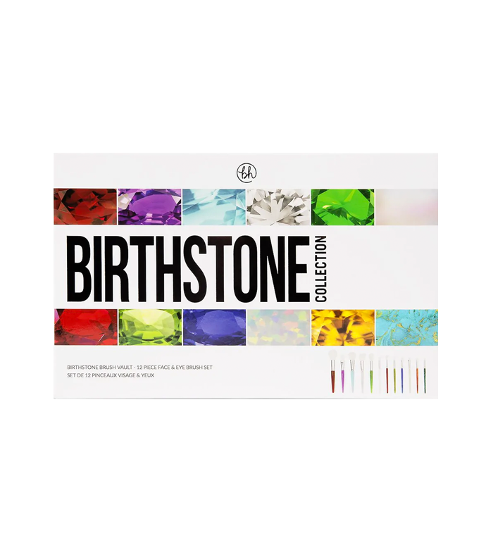 BH Cosmetics - Conjunto de pincéis Birthstone Vault