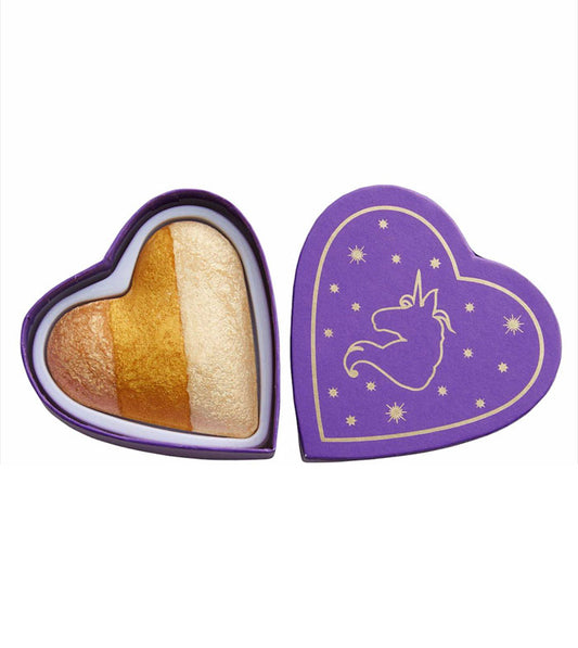 I Heart Makeup - Hearts Highlighter - Midnight Unicorn Heart