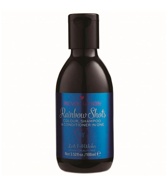 I Heart Revolution - Champô com cor Rainbow Shots - Beach Babe Blue