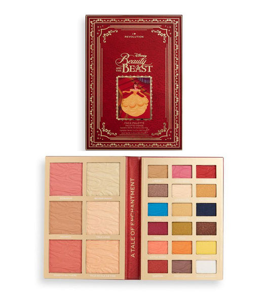 I Heart Revolution - *I Heart Revolution x Disney* - Paleta de olhos e rosto Storybook - Belle