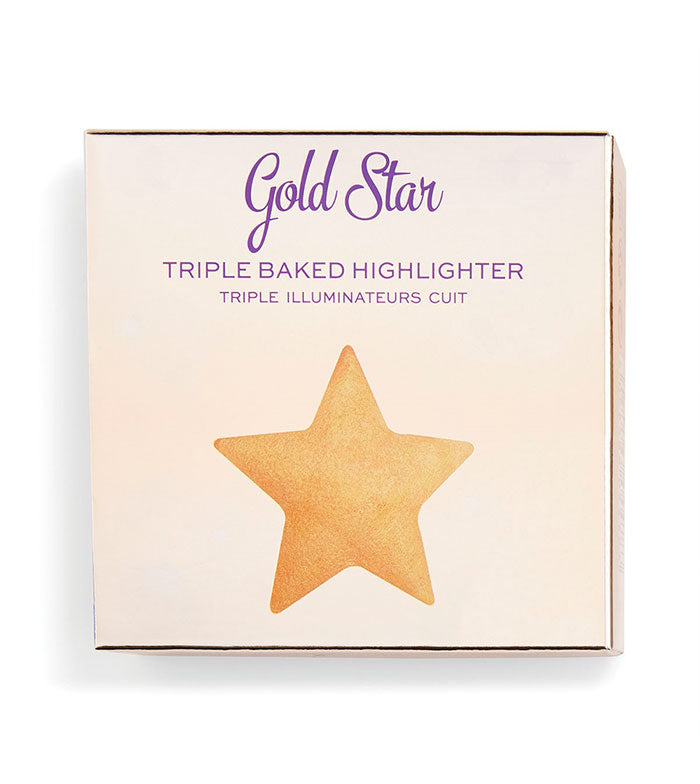 I Heart Revolution - Triple Baked Highlighter Star of the Show - Gold Star