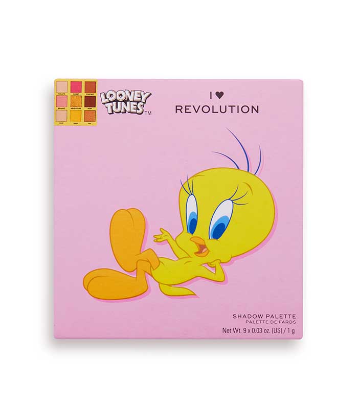 I Heart Revolution - *Looney Tunes* - Mini Paleta de Sombras - Tweety Bird