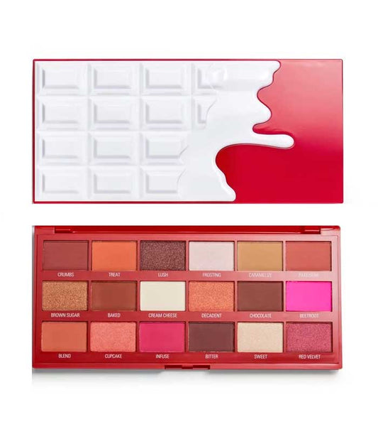 I Heart Revolution - Paleta de sombras de olhos Chocolate - Red Velvet