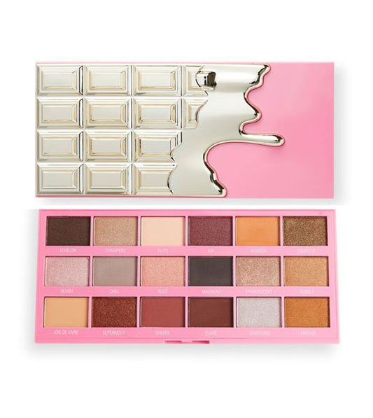 I Heart Revolution - Paleta de sombras de olhos Chocolate - Rosé Fizz