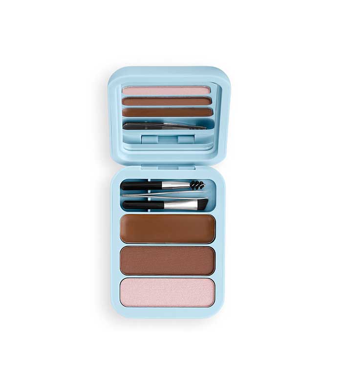 Makeup Obsession - Kit de sobrancelhas Brow Goals - Light to Medium Brown
