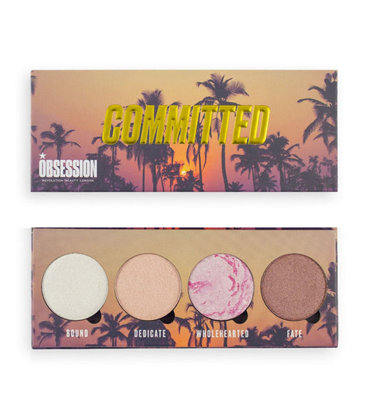 Makeup Obsession - Highlighter Palette Committed