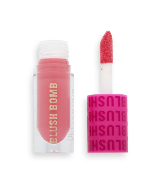 Revolution - Blush Bomb Liquid Blush - Savage Coral