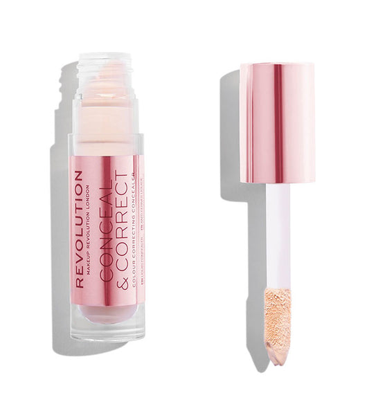 Makeup Revolution - Corretor fluido Conceal & Correct - Banana