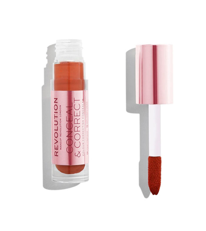 Makeup Revolution - Corretor fluido Conceal & Correct - Orange