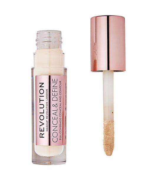 Makeup Revolution - Corretor fluido Conceal & Define - C1