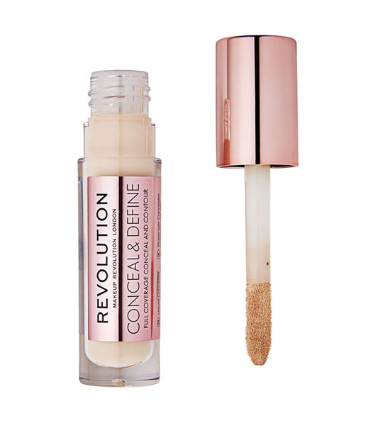 Makeup Revolution - Corretor fluido Conceal & Define - C3