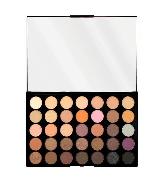 Makeup Revolution - Paleta de sombras Pro HD Amplified 35 - Neutrals Warm