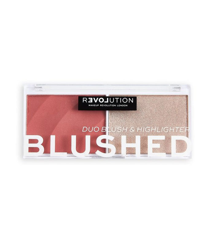 Revolution Relove - Duo de blush e realçador Colour Play Blushed - Cute