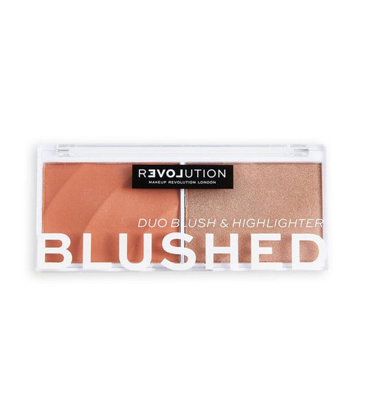 Revolution Relove - Duo de blush e realçador Colour Play Blushed - Queen